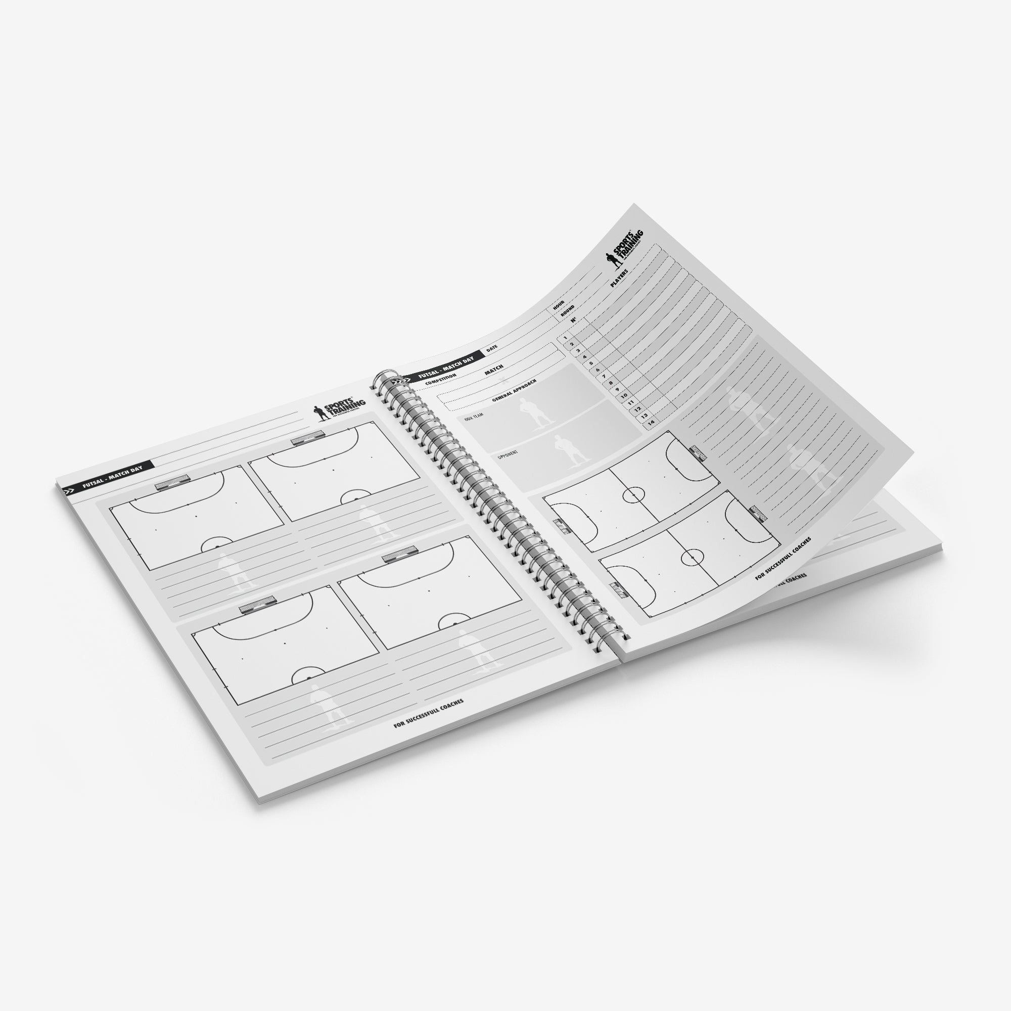 Match Notebook Futsal - Tactical Board – SportsTraining